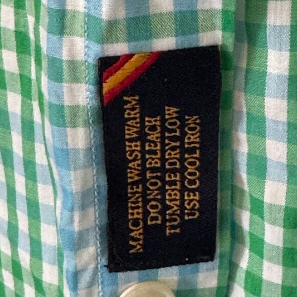 F.A. MacCluer XL Green Gingham Shirt 80s 2-Ply Broadcloth BUNDLE to save 20% - Picture 8 of 8
